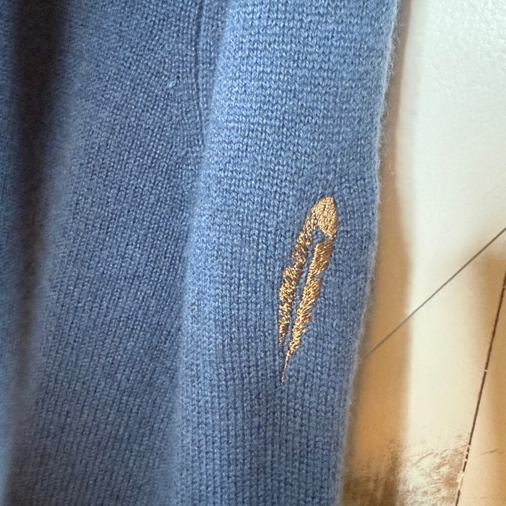 Greyson Blue Cashmere Zip Up Hoodie - Picture 7 of 8